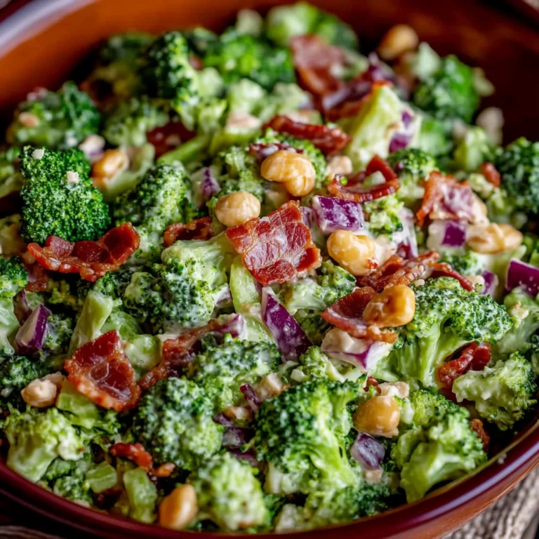 Broccoli Salad with Turkey Bacon Recipe