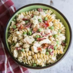 Chicken Turkey Bacon Ranch Pasta Salad