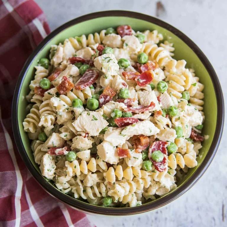Chicken Turkey Bacon Ranch Pasta Salad