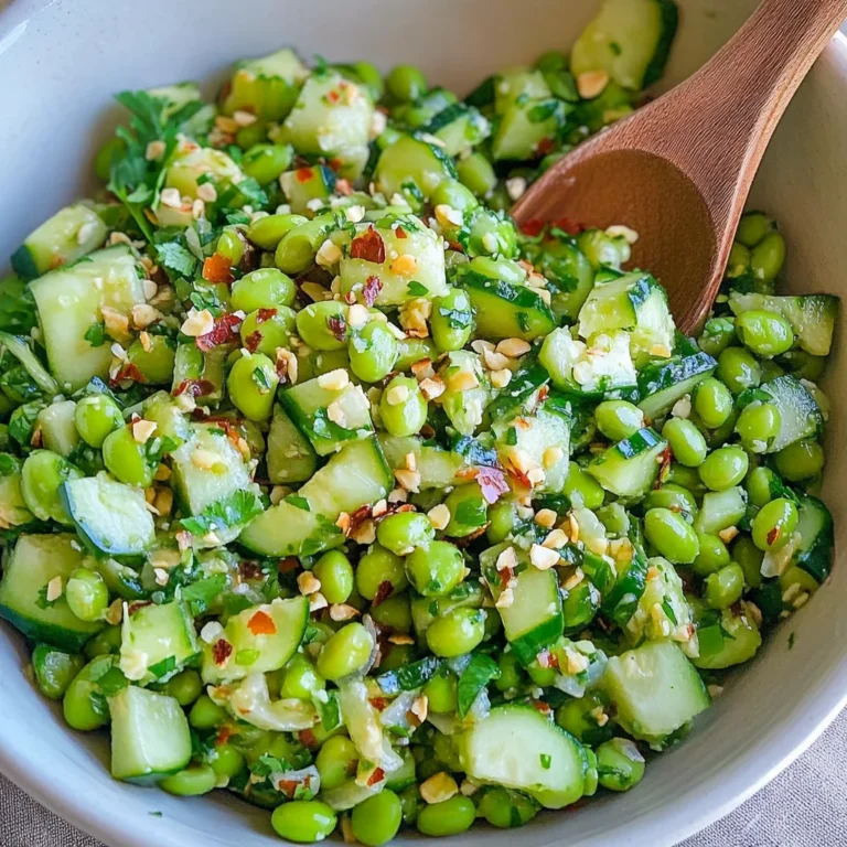 Cucumber Edamame Salad
