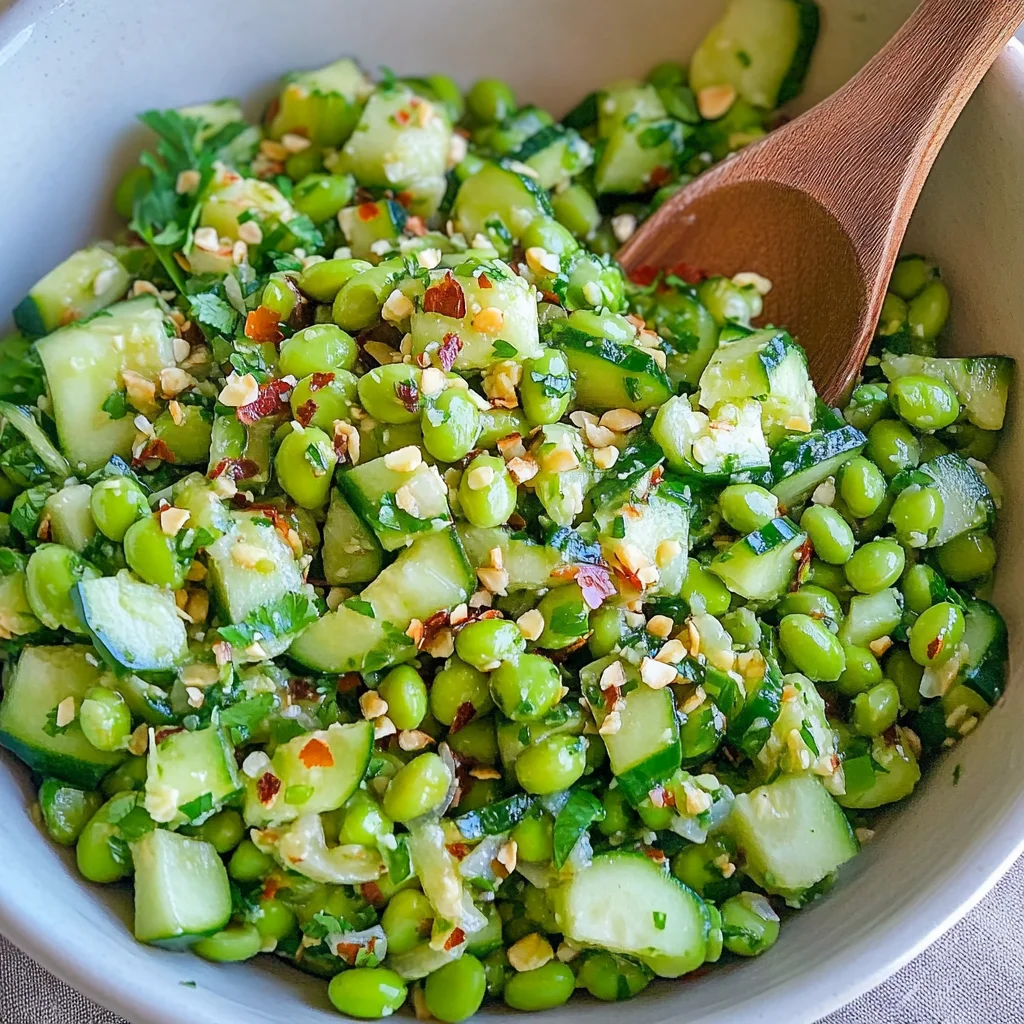 Cucumber Edamame Salad
