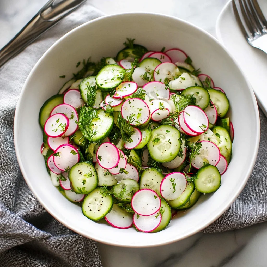 Cucumber Radish Salad