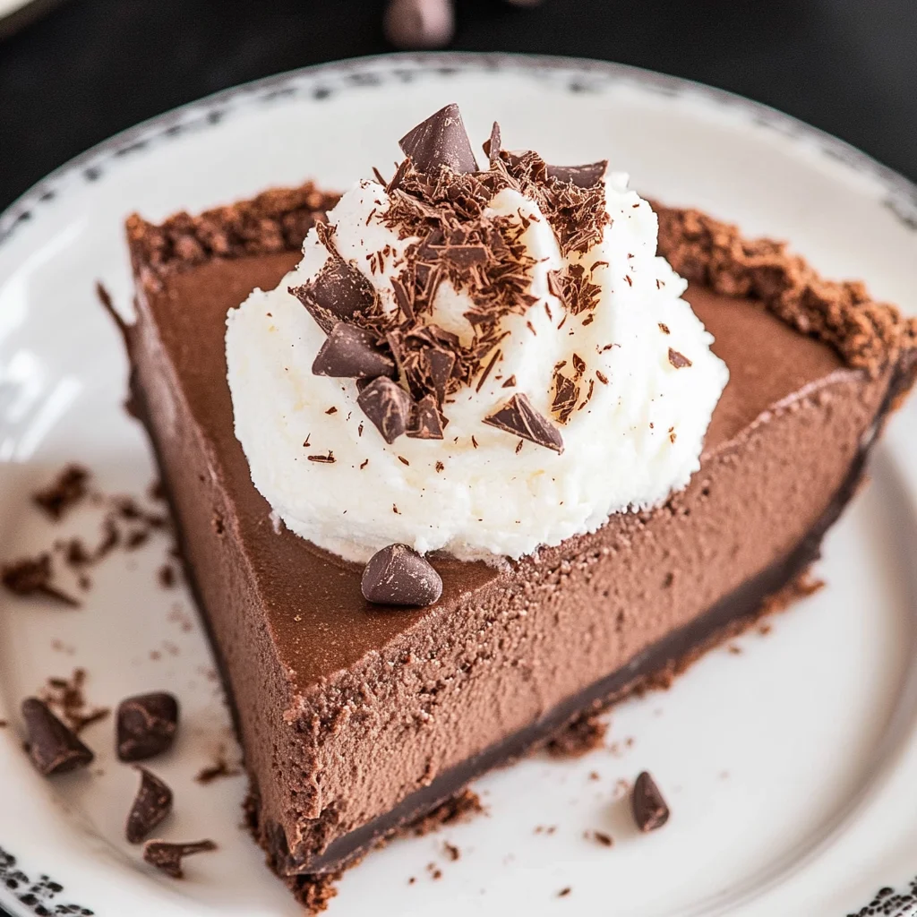 Frozen Chocolate Pie