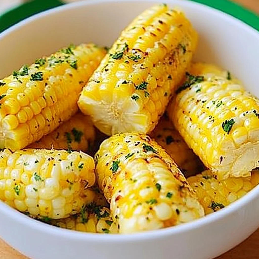Garlic-Herb Butter Roasted Corn