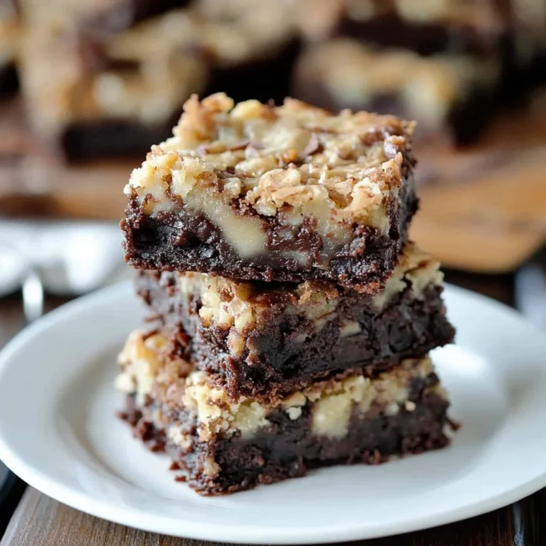 German Chocolate Brownies