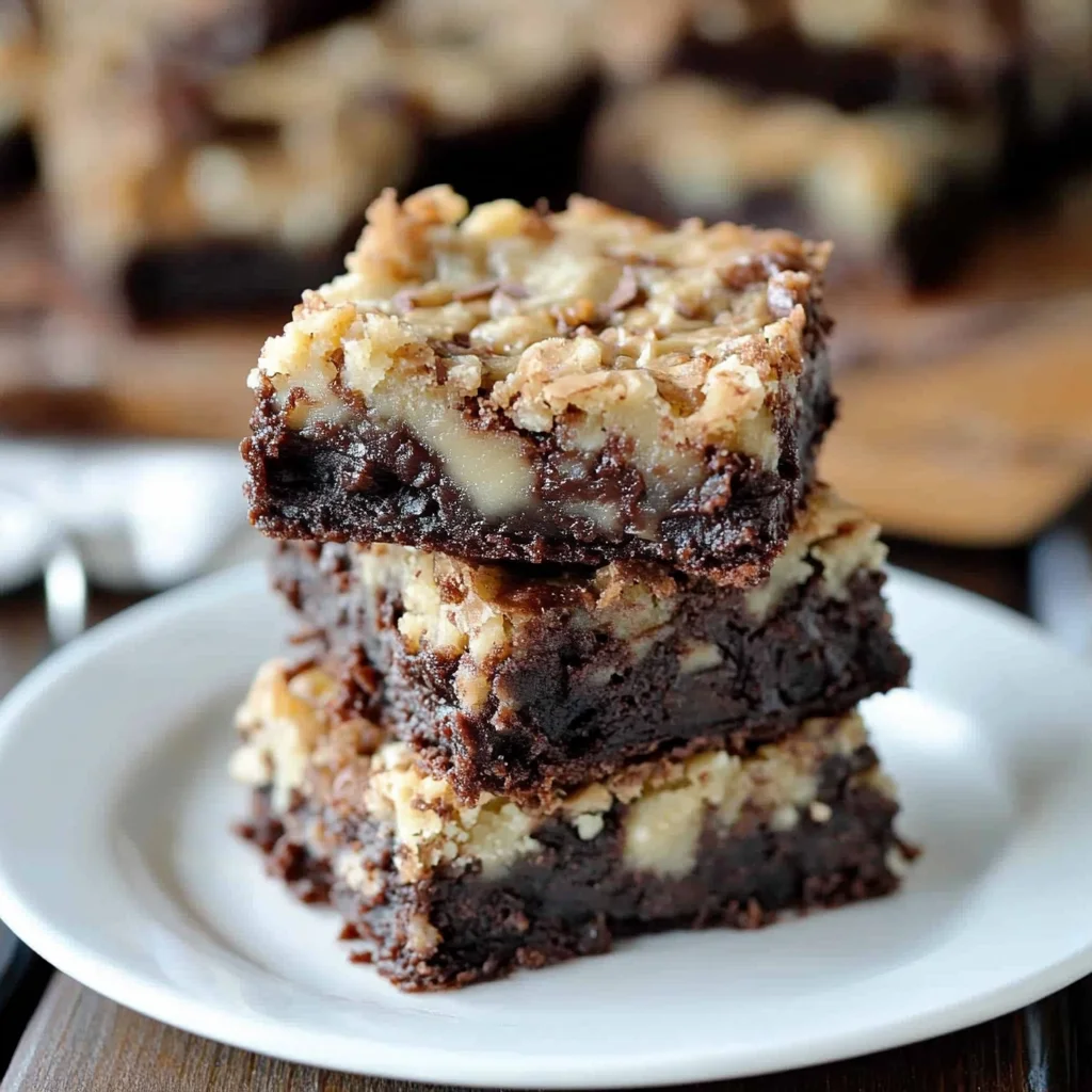 German Chocolate Brownies