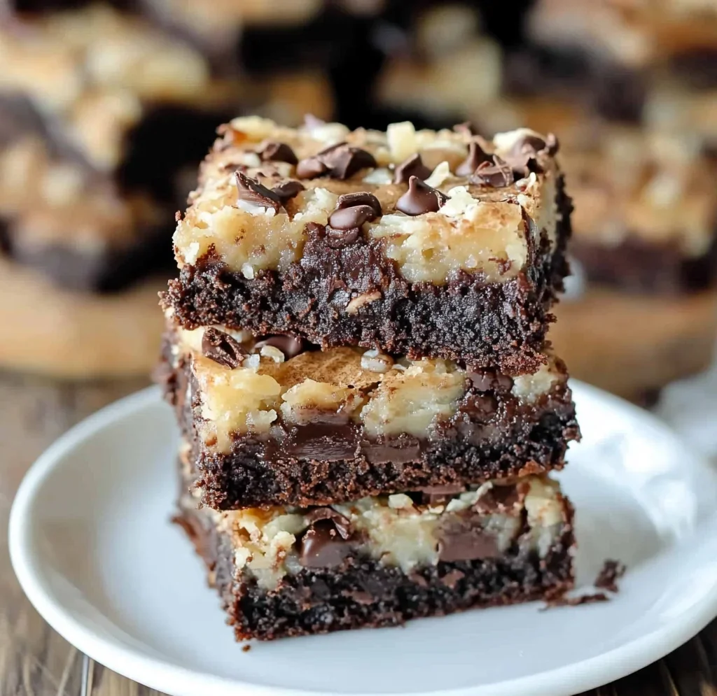 German Chocolate Brownies