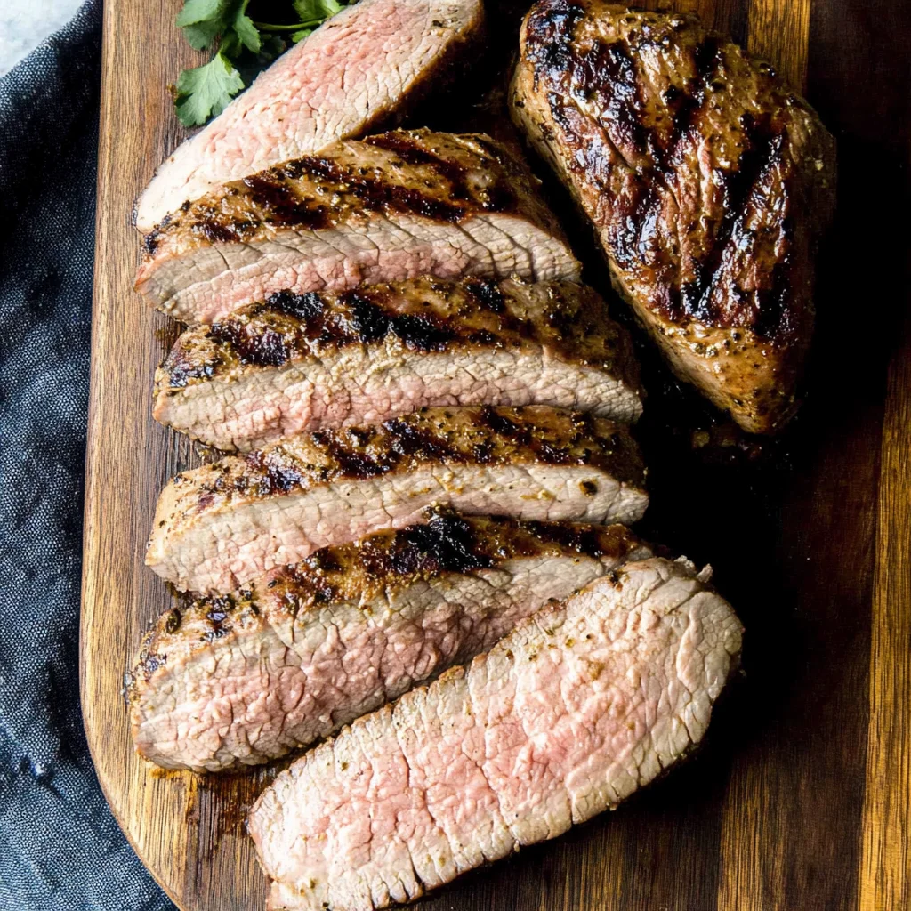 Grilled Mojo-Marinated beef Tenderloin