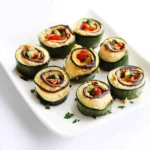 Grilled Zucchini Hummus Roll-Ups Recipe