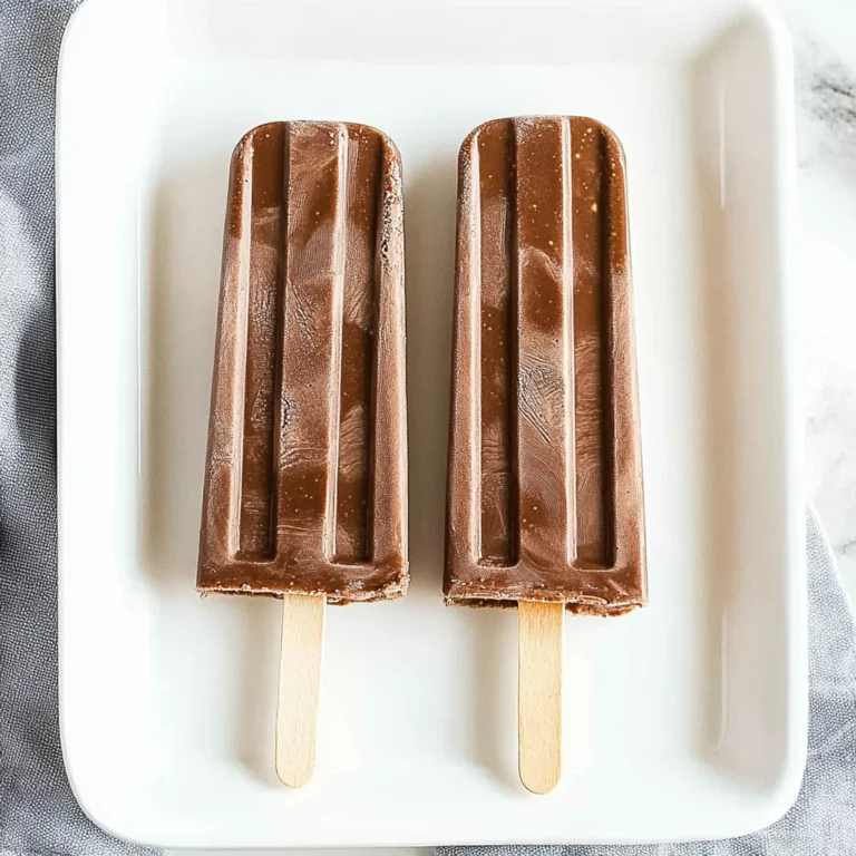 Homemade Fudgsicle