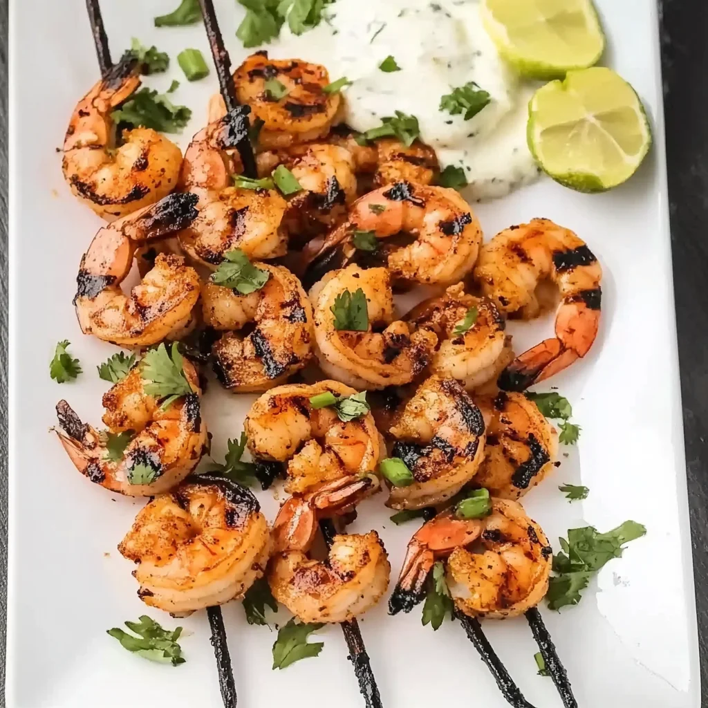 Lemongrass and Sriracha Grilled Shrimp