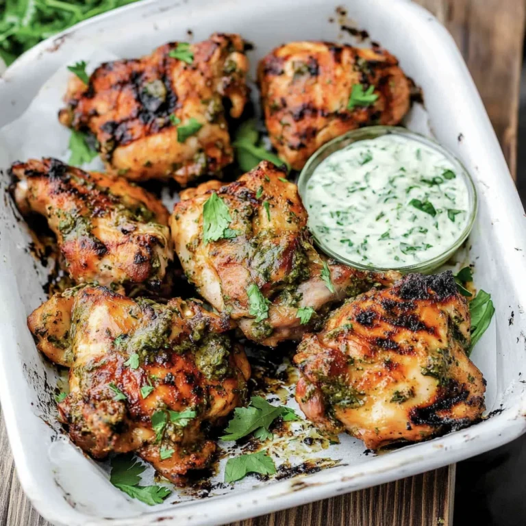 Mediterranean Grilled Chicken Thighs