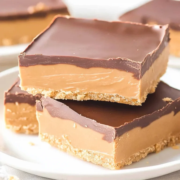 No-Bake Chocolate Peanut Butter Bars