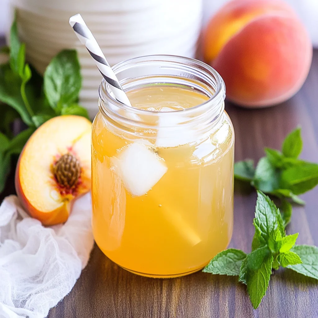 Peach Green Tea