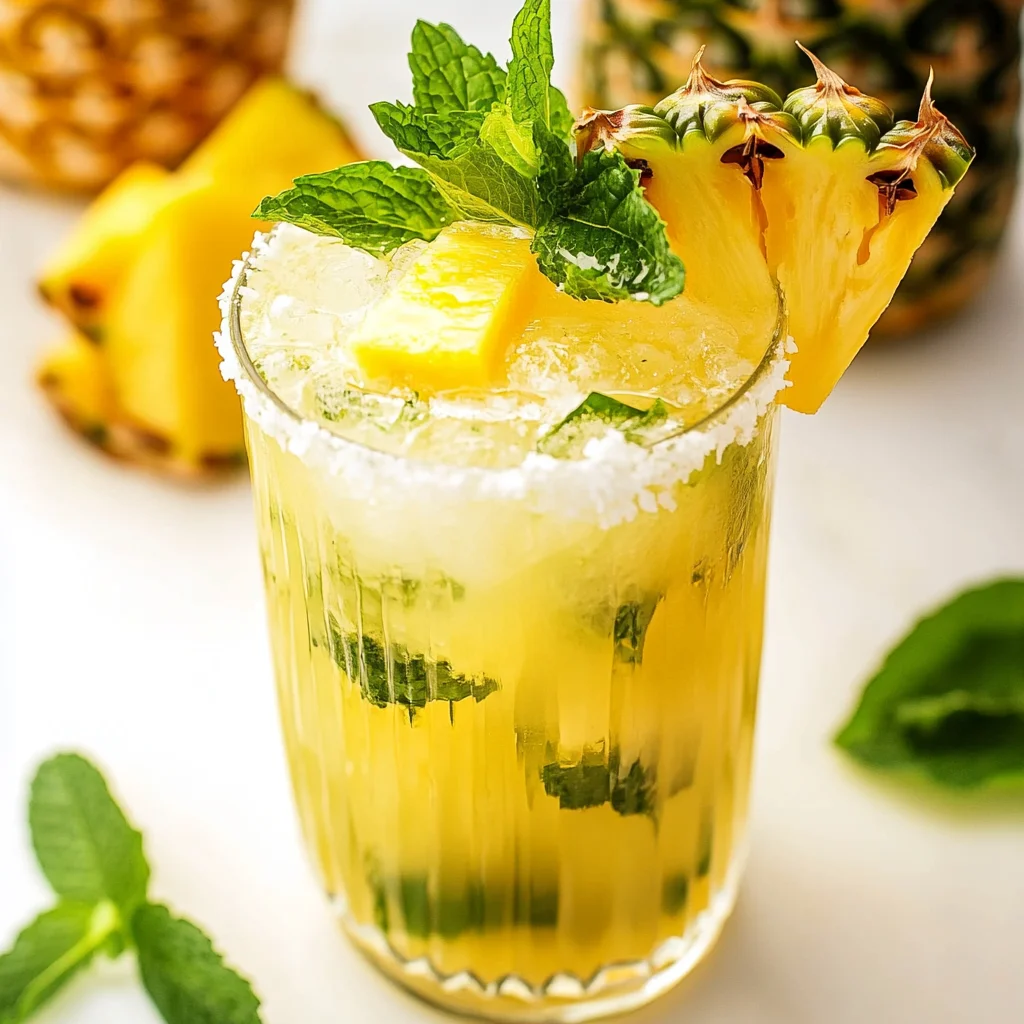 Pineapple Coconut Mojito Recipe