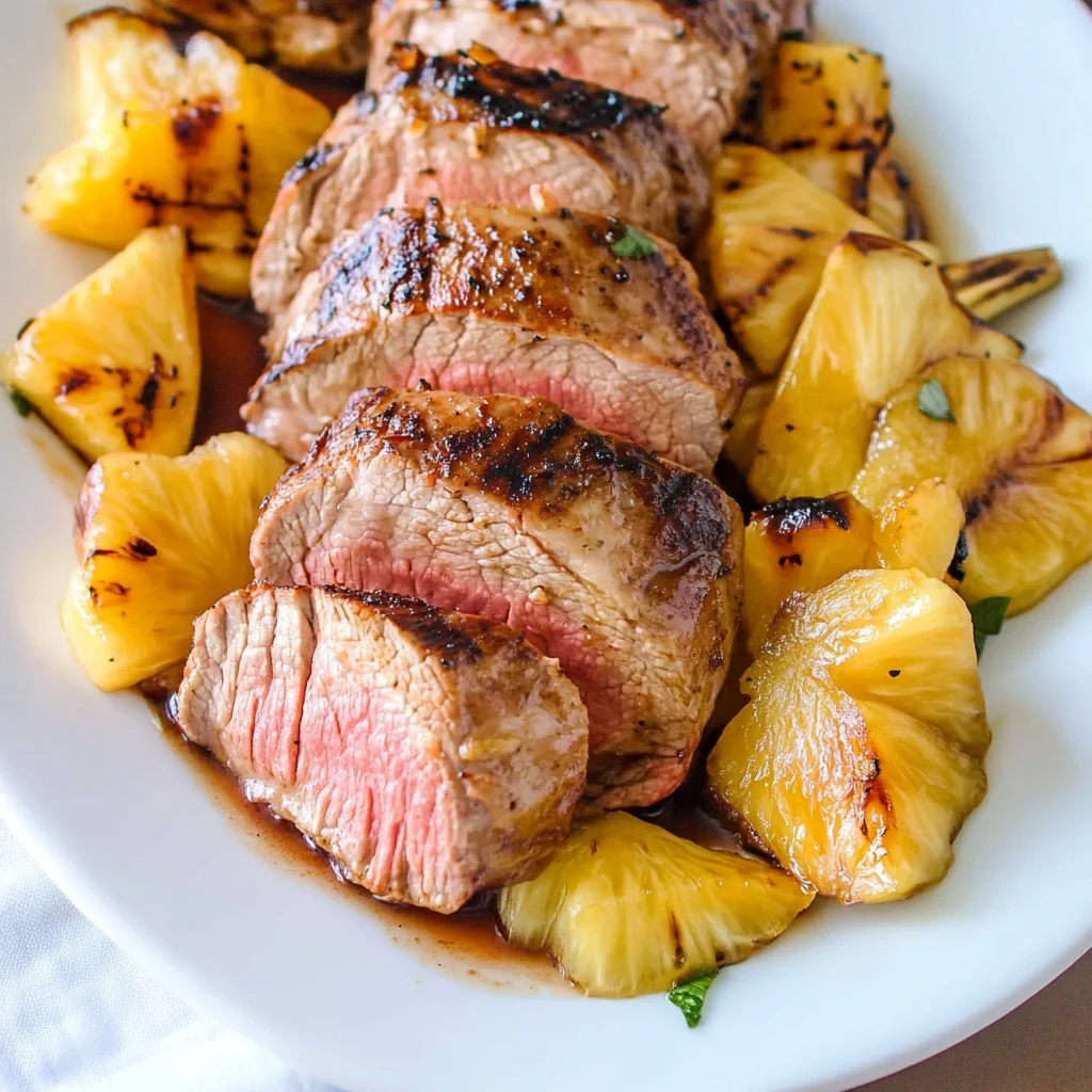 Pineapple beef Tenderloin