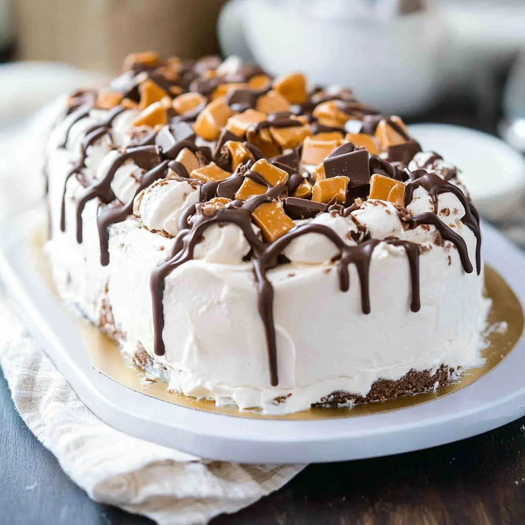 Reese's Ice Cream Cake