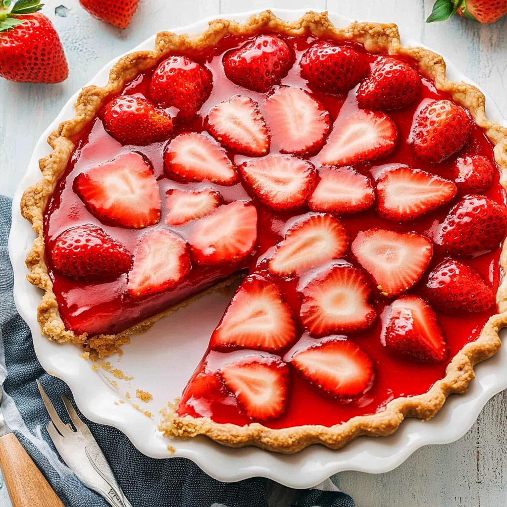 Strawberry Pie with Jello