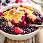 Triple Berry Cobbler with Cake Mix