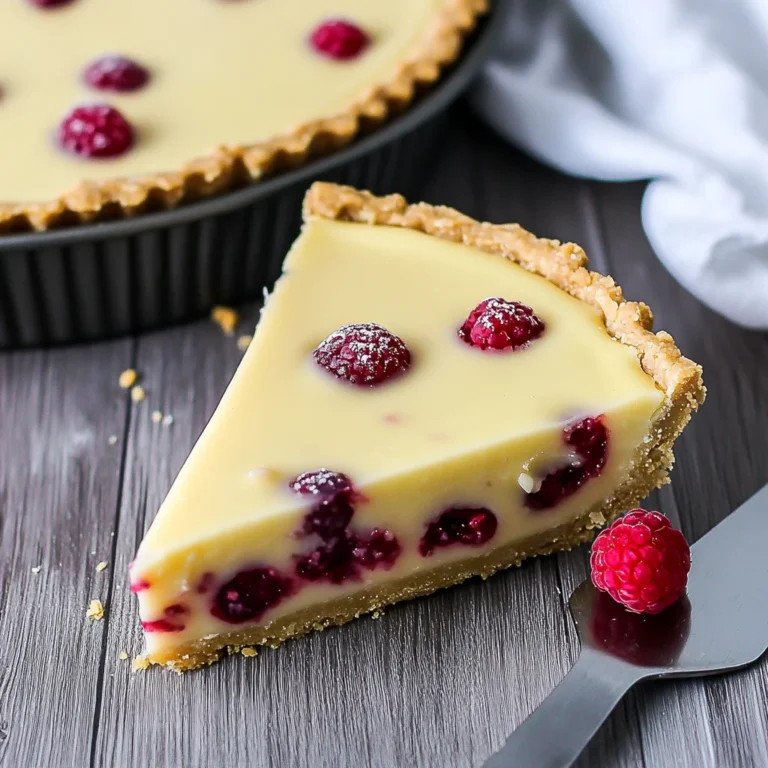 White Chocolate Raspberry Tart