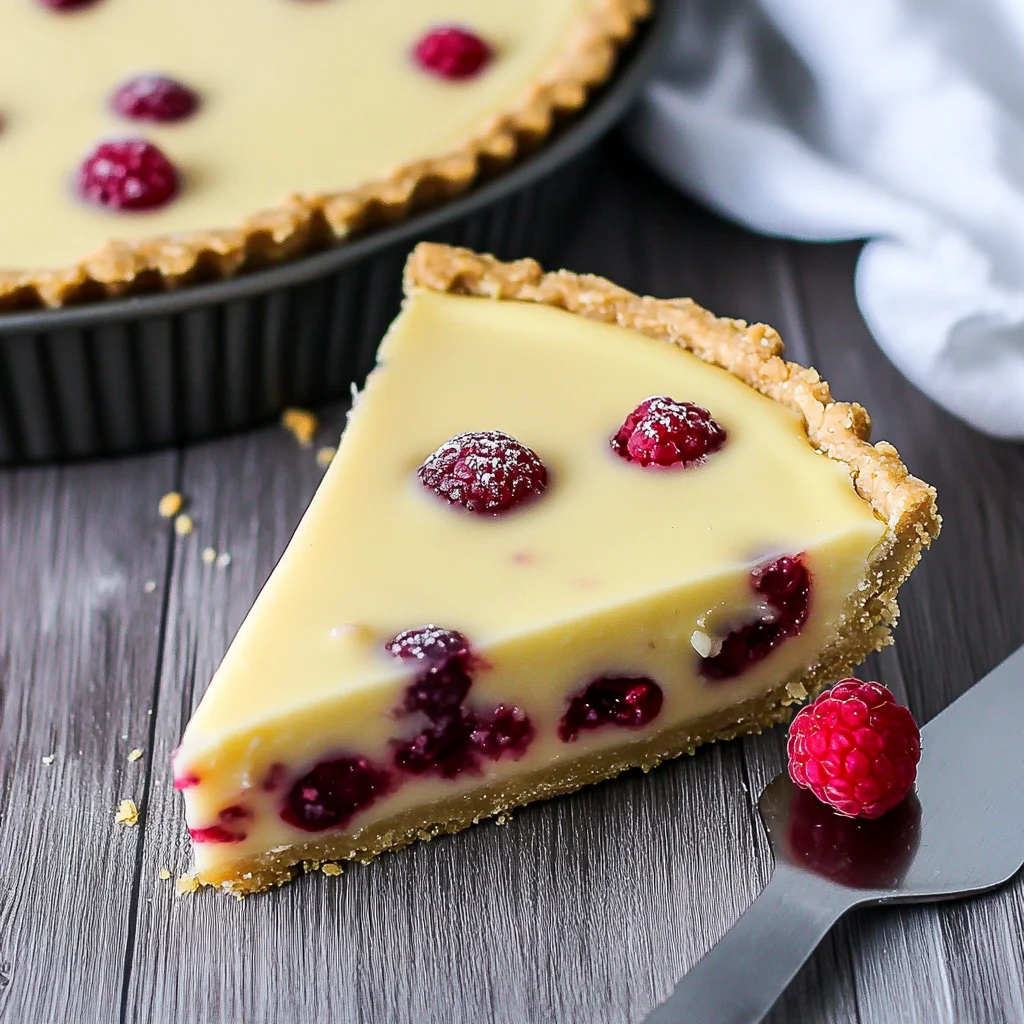 White Chocolate Raspberry Tart
