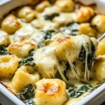Creamy Pesto Gnocchi with Spinach and Artichokes