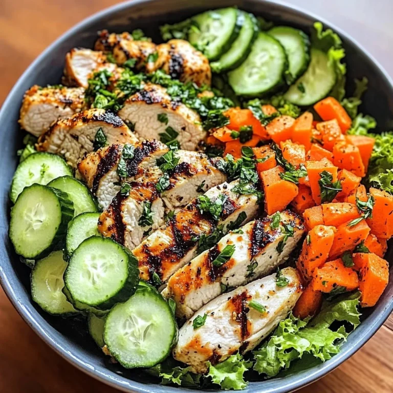Grilled Chicken & Crunchy Veggie Power Bowl