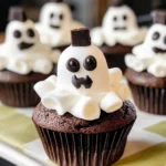 Marshmallow Ghost Cupcakes