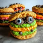 Monster Cookie Sandwiches
