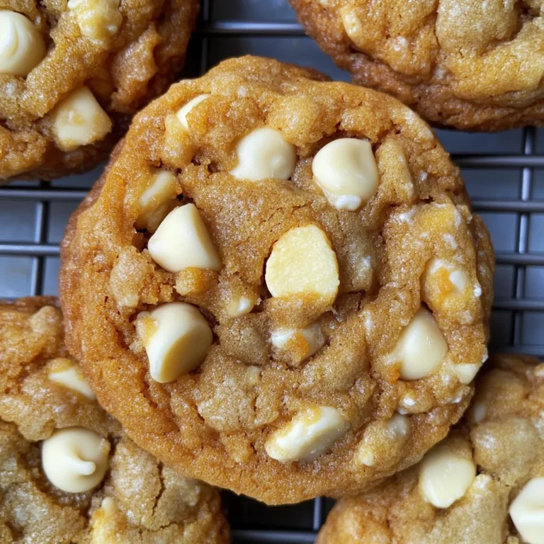 Pumpkin White Chocolate Chip Cookies Recipe