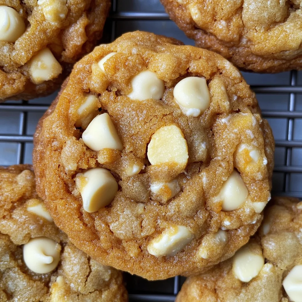 Pumpkin White Chocolate Chip Cookies Recipe