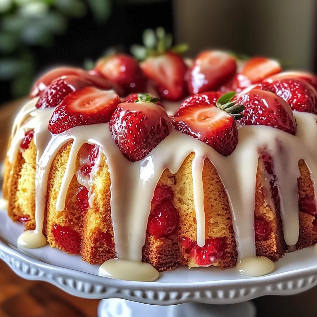 The Ultimate Strawberry Cream Cheese Pound Cake for Any Occasion