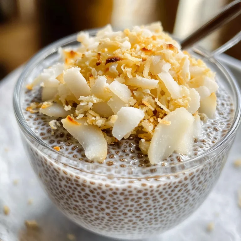 4-Ingredient Coconut Chia Pudding