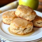 Apple Biscuits with Honey Butter Glaze