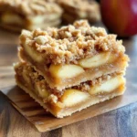 Apple Crisp Shortbread Bars