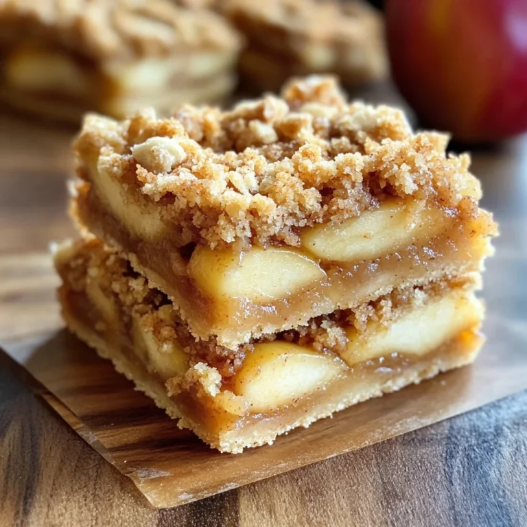 Apple Crisp Shortbread Bars