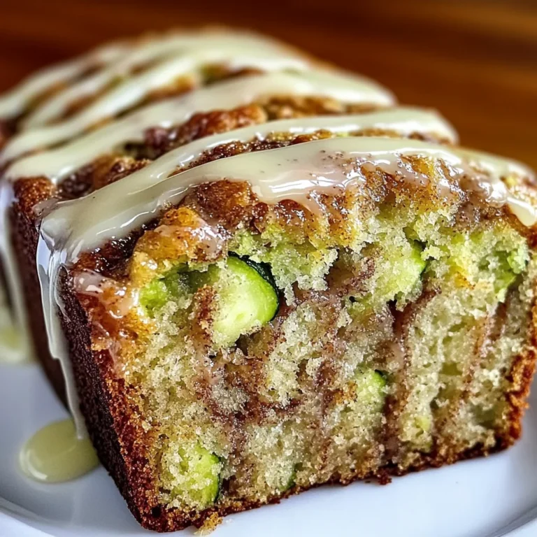 Cinnamon Roll Zucchini Bread
