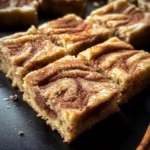 Cinnamon Swirl Snickerdoodle Blondies