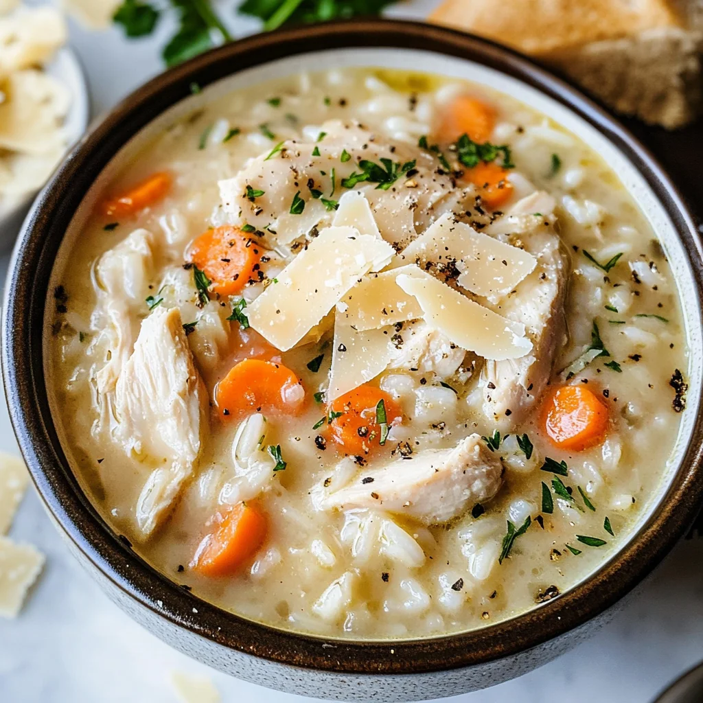 Creamy Chicken and Rice Soup