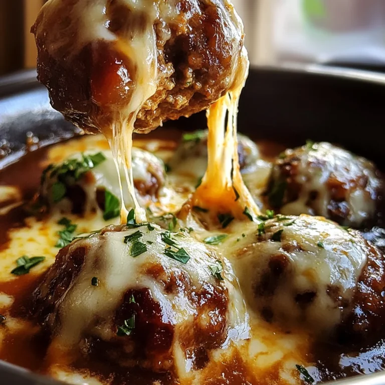 Crockpot French Onion Meatballs: 5 Steps to Comfort Bliss