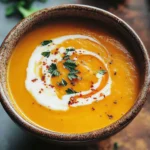 Easy Butternut Squash and Sweet Potato Soup