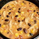 Easy Crock Pot Cream Cheese Chicken Chili