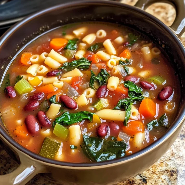 Easy Recipes: Hearty Minestrone Soup