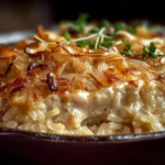 French Onion Chicken Rice Casserole
