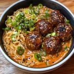 General Tso’s Meatball Ramen
