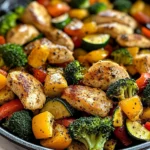 Healthy Chicken and Vegetables Skillet