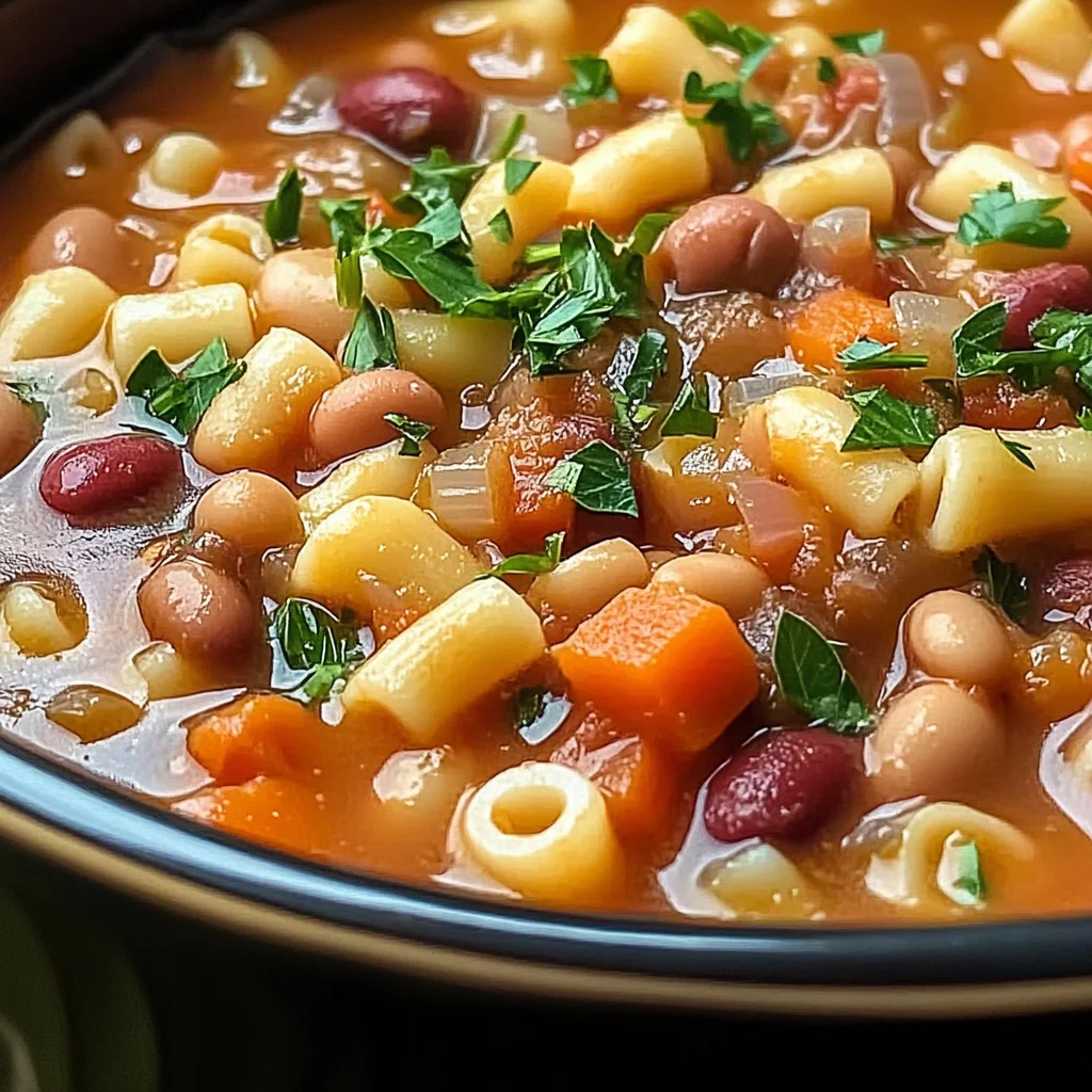 Hearty Pasta e Fagioli Soup Recipe
