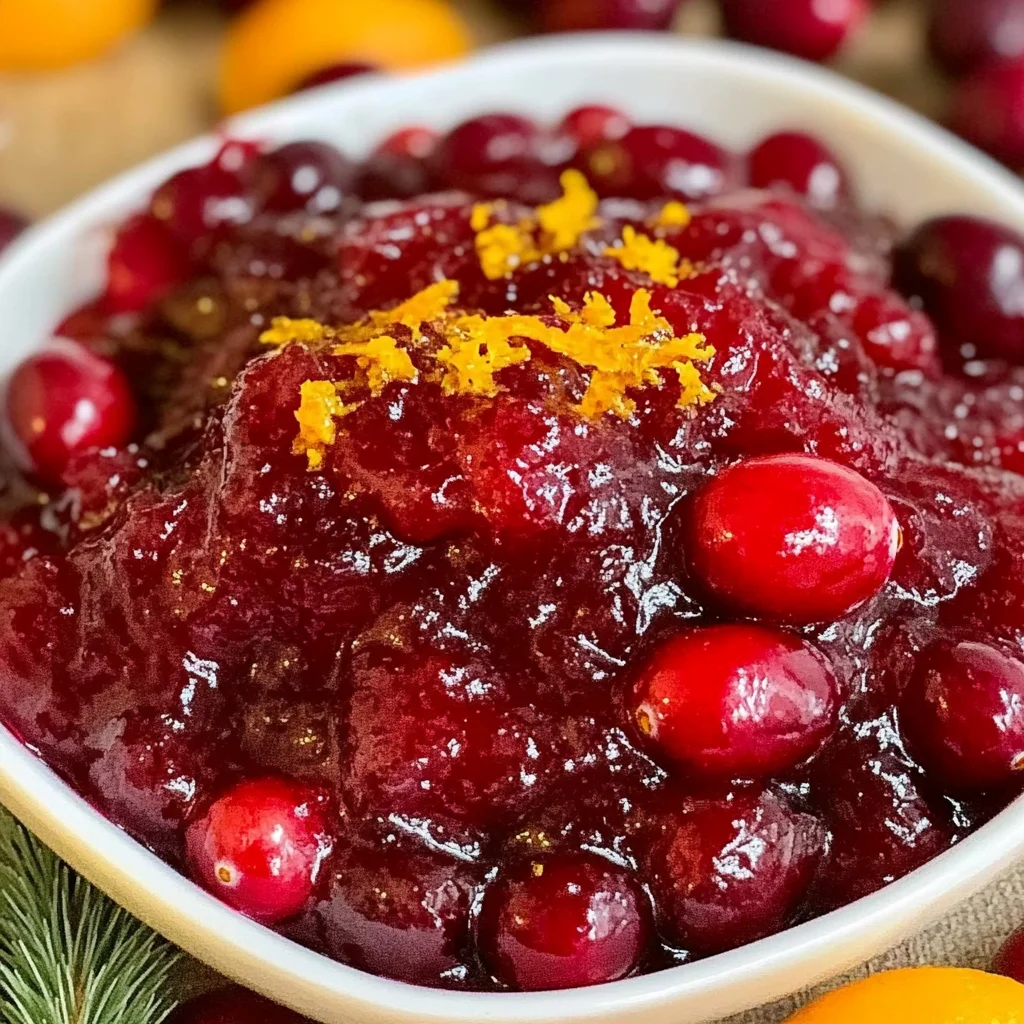 Homemade Cranberry Sauce