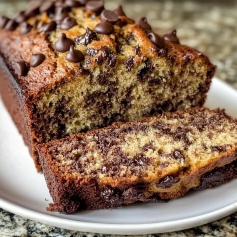 Irresistible Super Moist Chocolate Chip Banana Bread