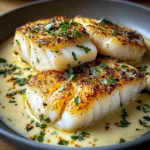 Pan-Seared Cod with Garlic Cream Sauce: An Amazing Ultimate Recipe